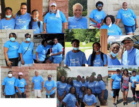 #Team Harriett   Walking In Memory Of Our Sickle Cell Warrior T-Shirt Photo