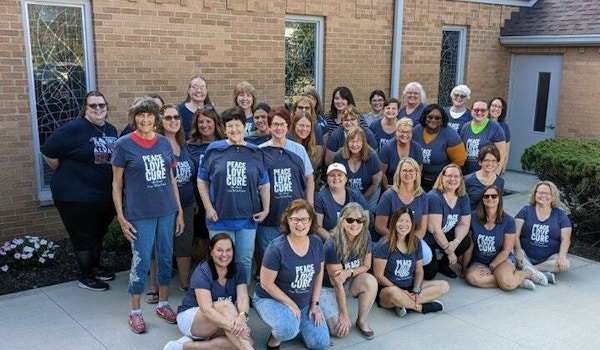 Picture of Crop To Cure Cancer 2022 Custom T-Shirt Design Crop To Cure Cancer 2022 T-Shirt Photo